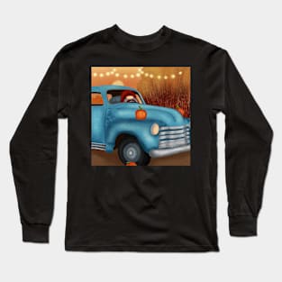 Gnome in a truck Long Sleeve T-Shirt